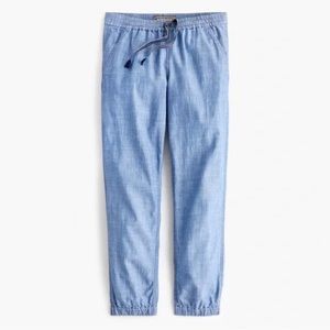 J. Crew Point Sur seaside pant in chambray
Size P0